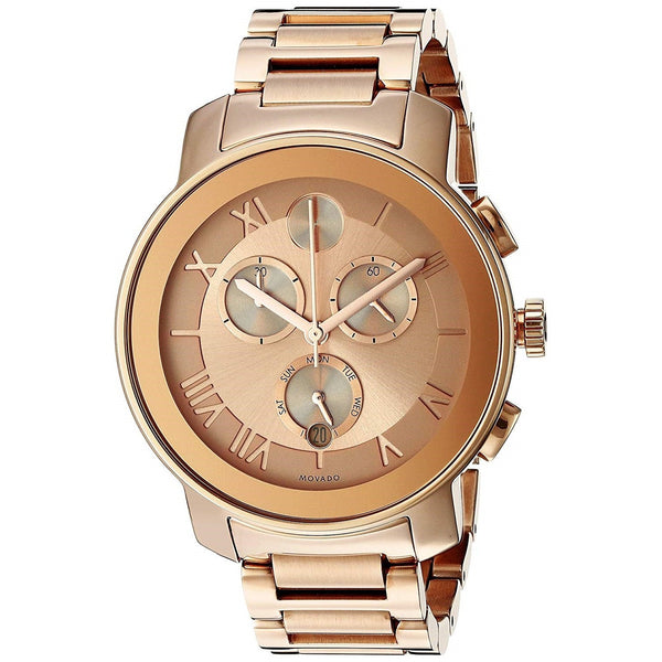 Movado Women's 3600210 Bold Chronograph Rose-Tone Stainless Steel Watch