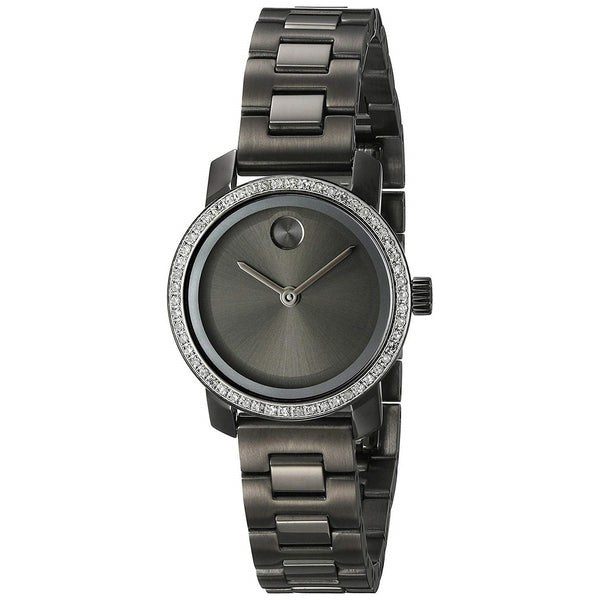 Movado Women's 3600226 Bold Diamond Grey Stainless Steel Watch