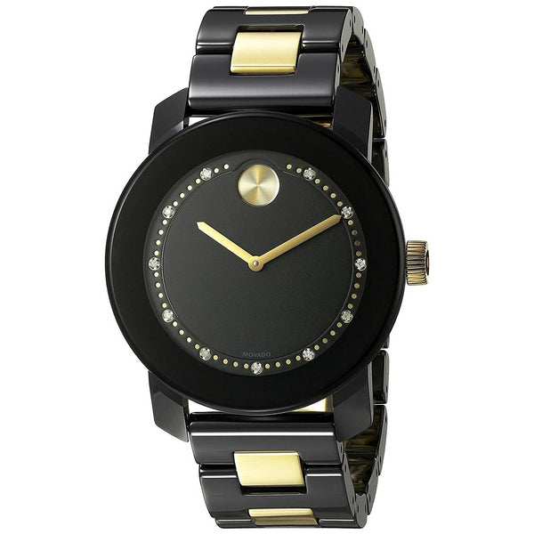 Movado Women's 3600233 Bold Two-Tone Ceramic and Stainless Steel Watch