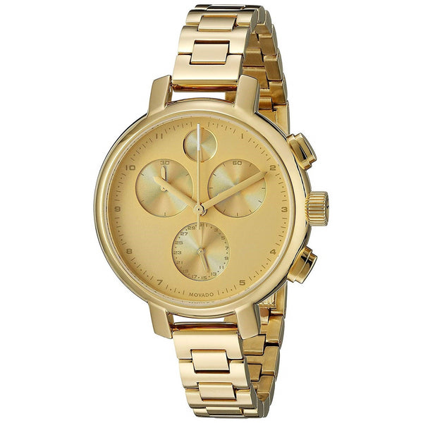 Movado Women's 3600239 Bold Chronograph Gold-Tone Stainless Steel Watch