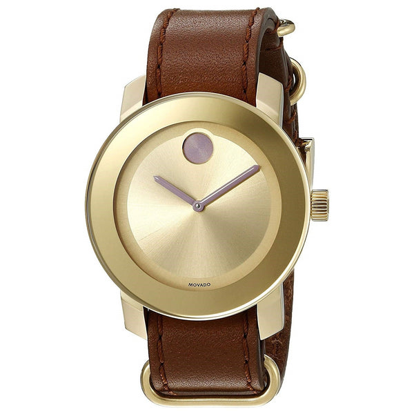 Movado Women's 3600363 Bold Brown Leather Watch
