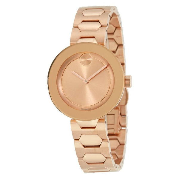 Movado Women's 3600387 Bold Rose-Tone Stainless Steel Watch