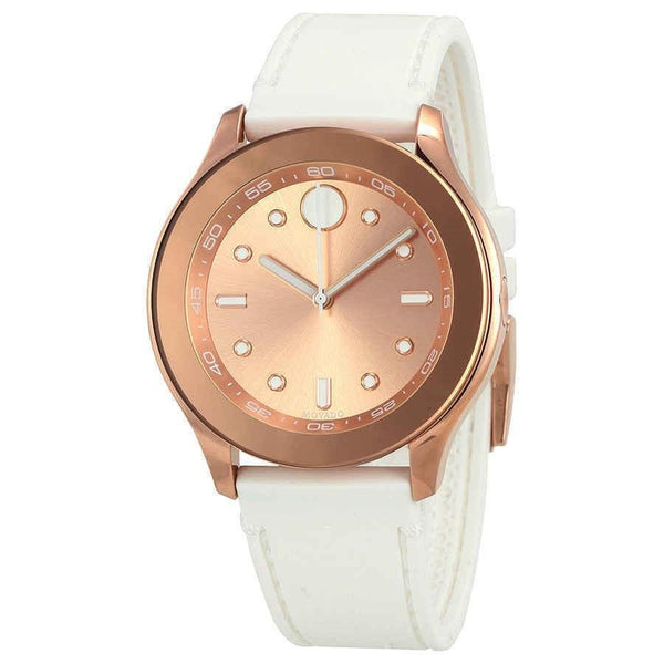 Movado Women's 3600411 Bold White Silicone Watch