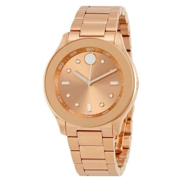 Movado Women's 3600417 Bold Rose-Tone Stainless Steel Watch