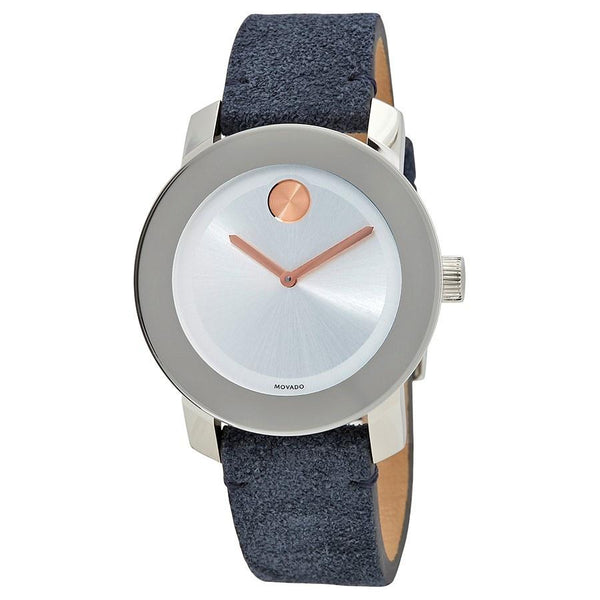 Movado Women's 3600446 Bold Blue Suede Watch