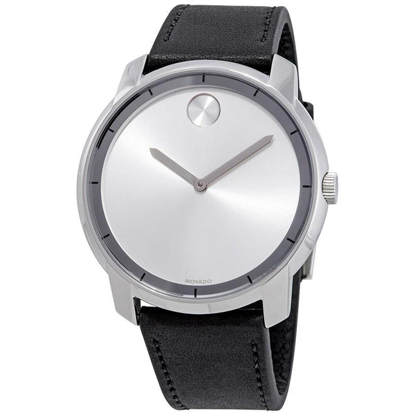 Movado Men's 3600468 Bold Black Leather Watch