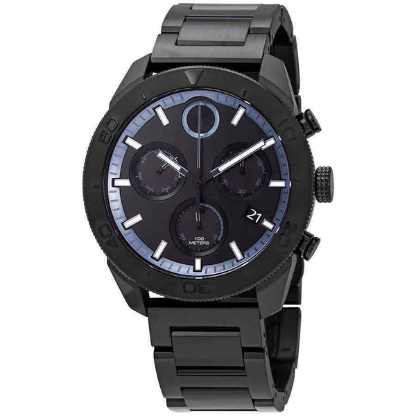 Movado Men's 3600514 Bold Chronograph Black Stainless Steel Watch