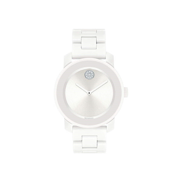 Movado Women's 3600534 Bold White Ceramic Watch