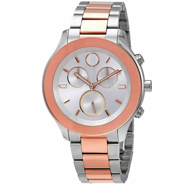 Movado Women's 3600547 Bold Chronograph Rose Gold-Tone Stainless Steel Watch