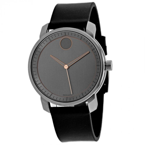 Movado Men's 3600571 Bold Black Leather Watch