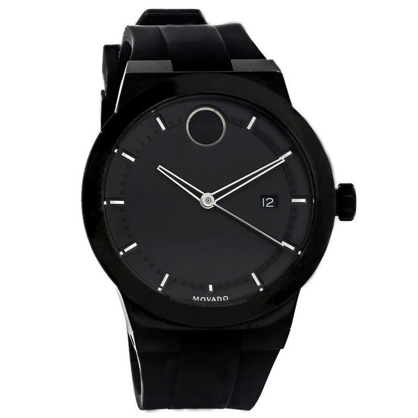 Movado Men's 3600621 Bold Black Rubber Watch