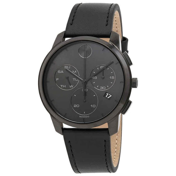 Movado Men's 3600632 Bold Chronograph Brown Leather Watch