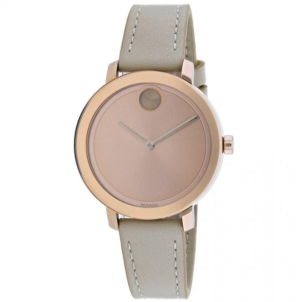Movado Women's 3600643 Bold Beige Leather Watch