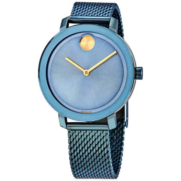 Movado Women's 3600675 Bold Blue Leather Watch