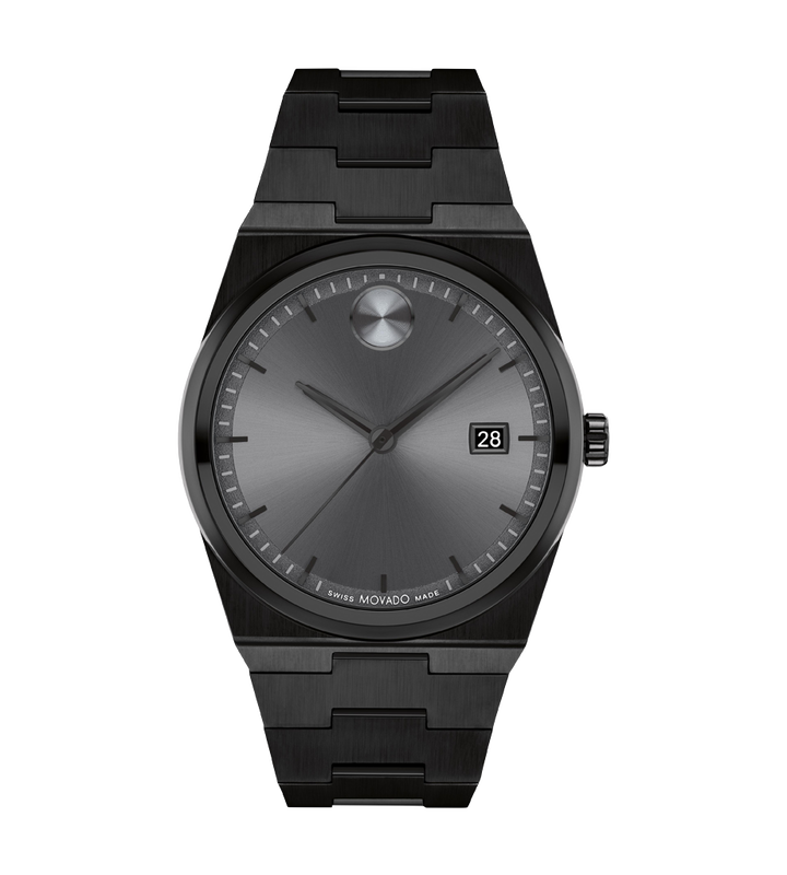 MOVADO BOLD QUEST GREY BLACK
