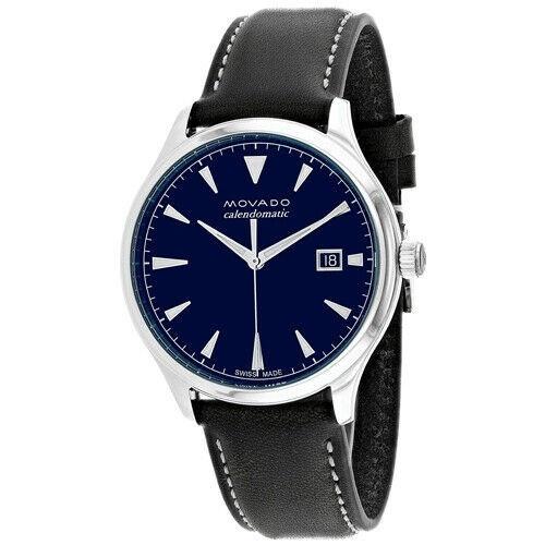 Movado Men's 3650054 Heritage Black Leather Watch