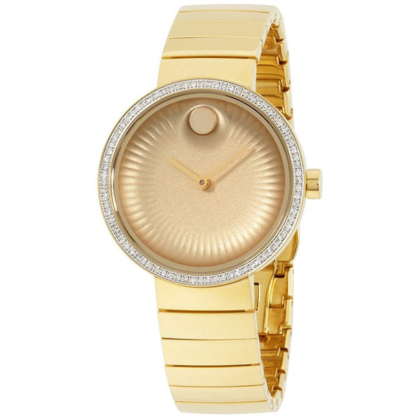 Movado Women's 3680034 Edge Dot Gold-Tone Stainless Steel Watch