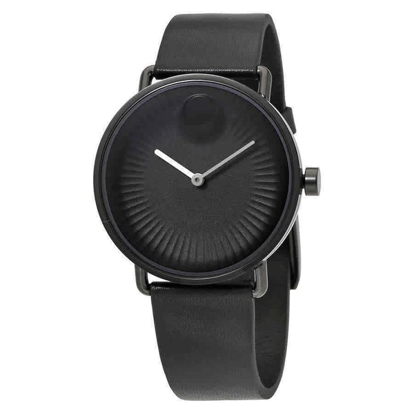 Movado Men's 3680039 Edge Black Rubber Watch