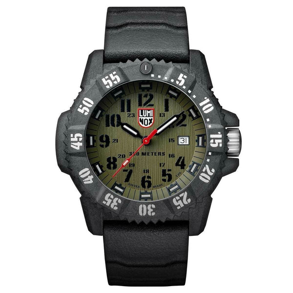 Luminox Men's 3813 Master Carbon Seal Black Silicone Watch
