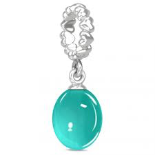 May Passion Charm (Silver/Blue)