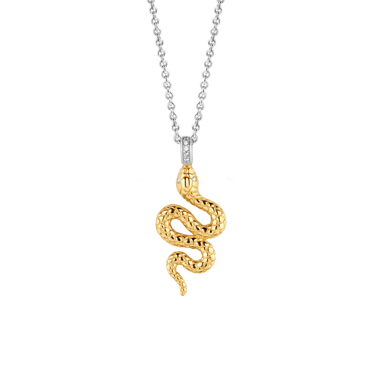 Tisento Milano Sterling Silver gold plated Silver yellow gold platedNecklace
