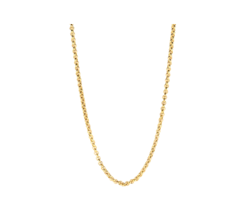 STERLING SILVER GOLD PLATED NECKLACE