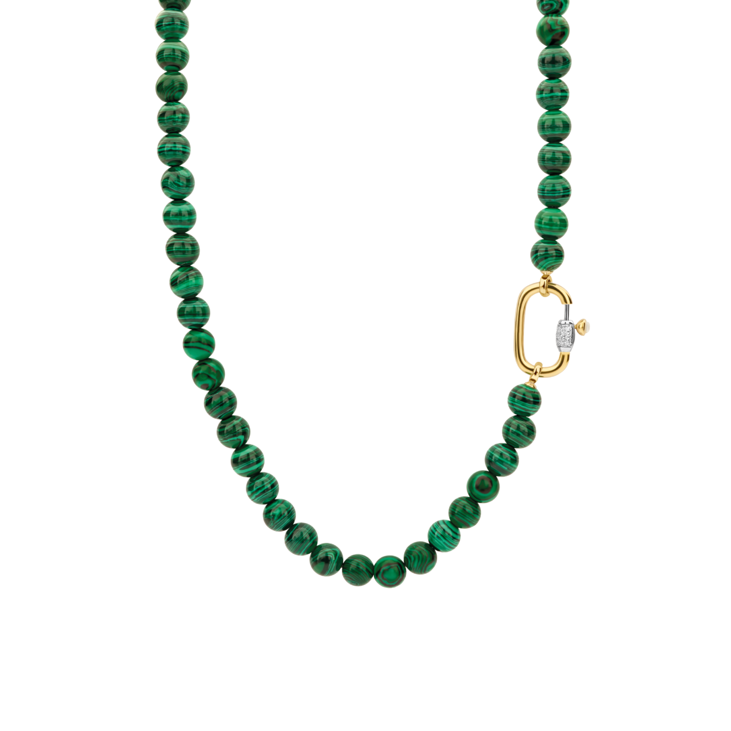 MALACHITE GREEN STONES NECKLACE