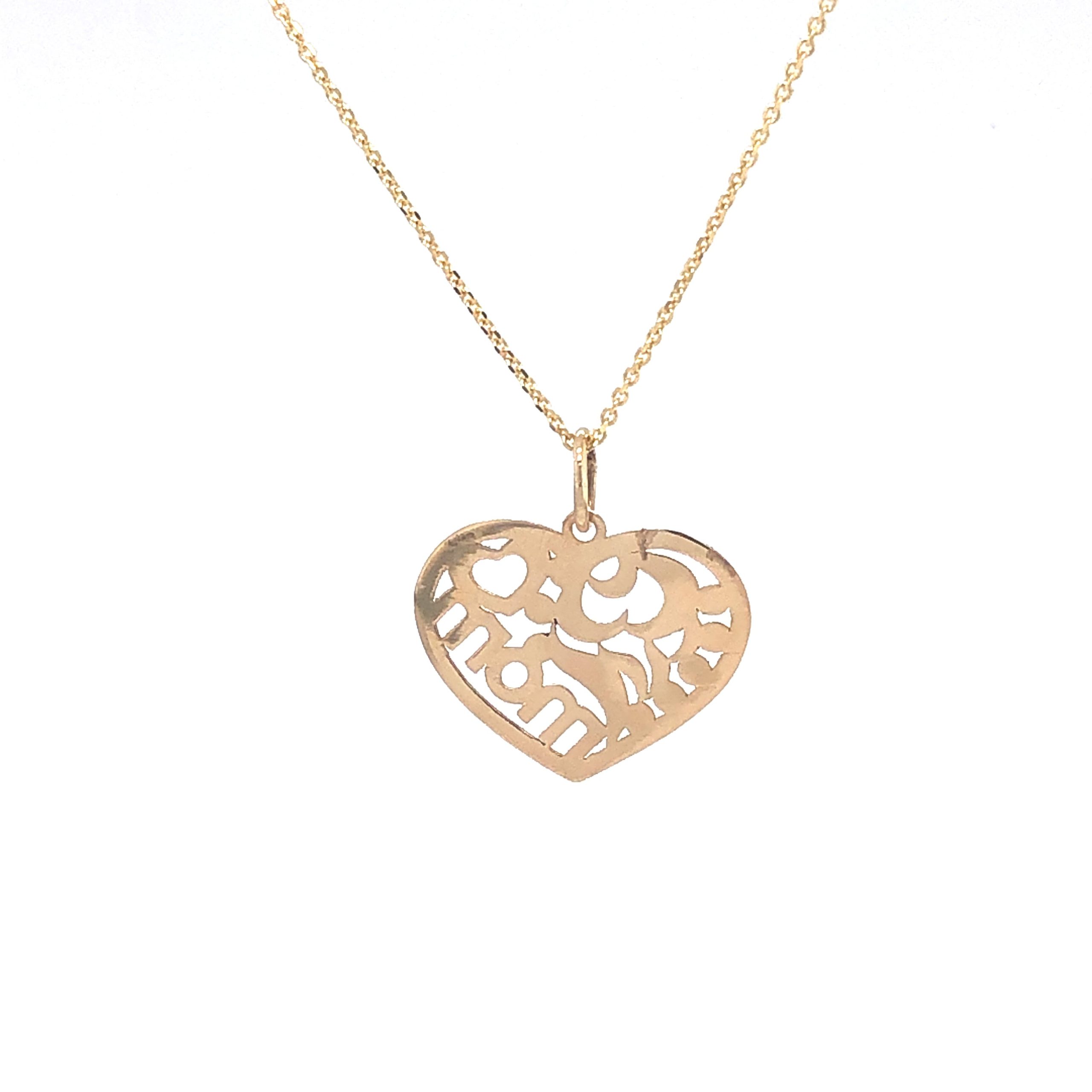 MOM HEART PENDANT