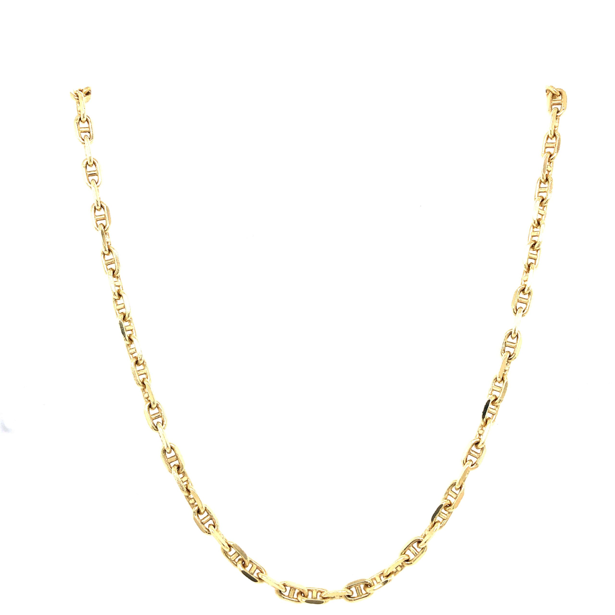 14K Anchor Link Gold Chain