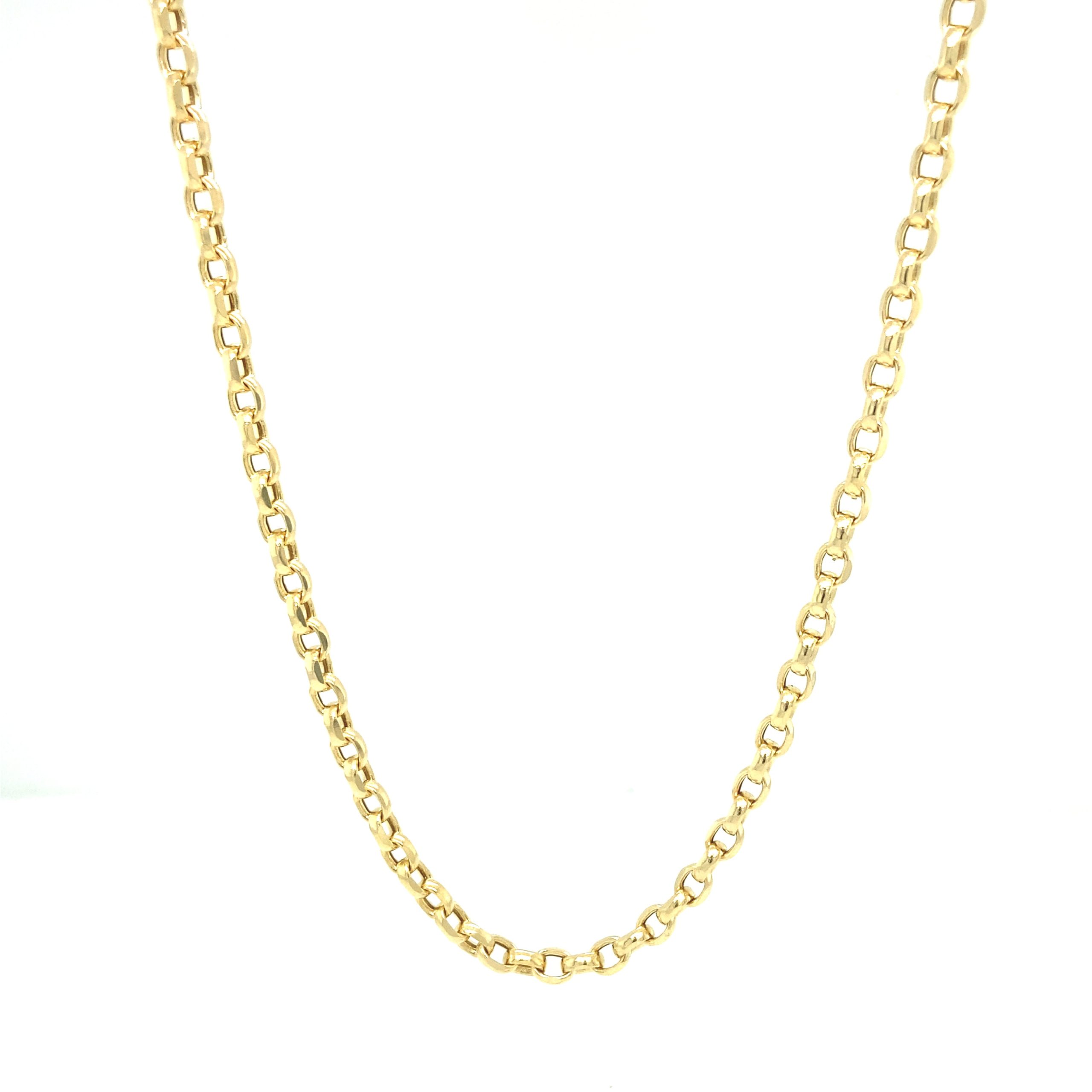 14K BOX ROUND CHAIN