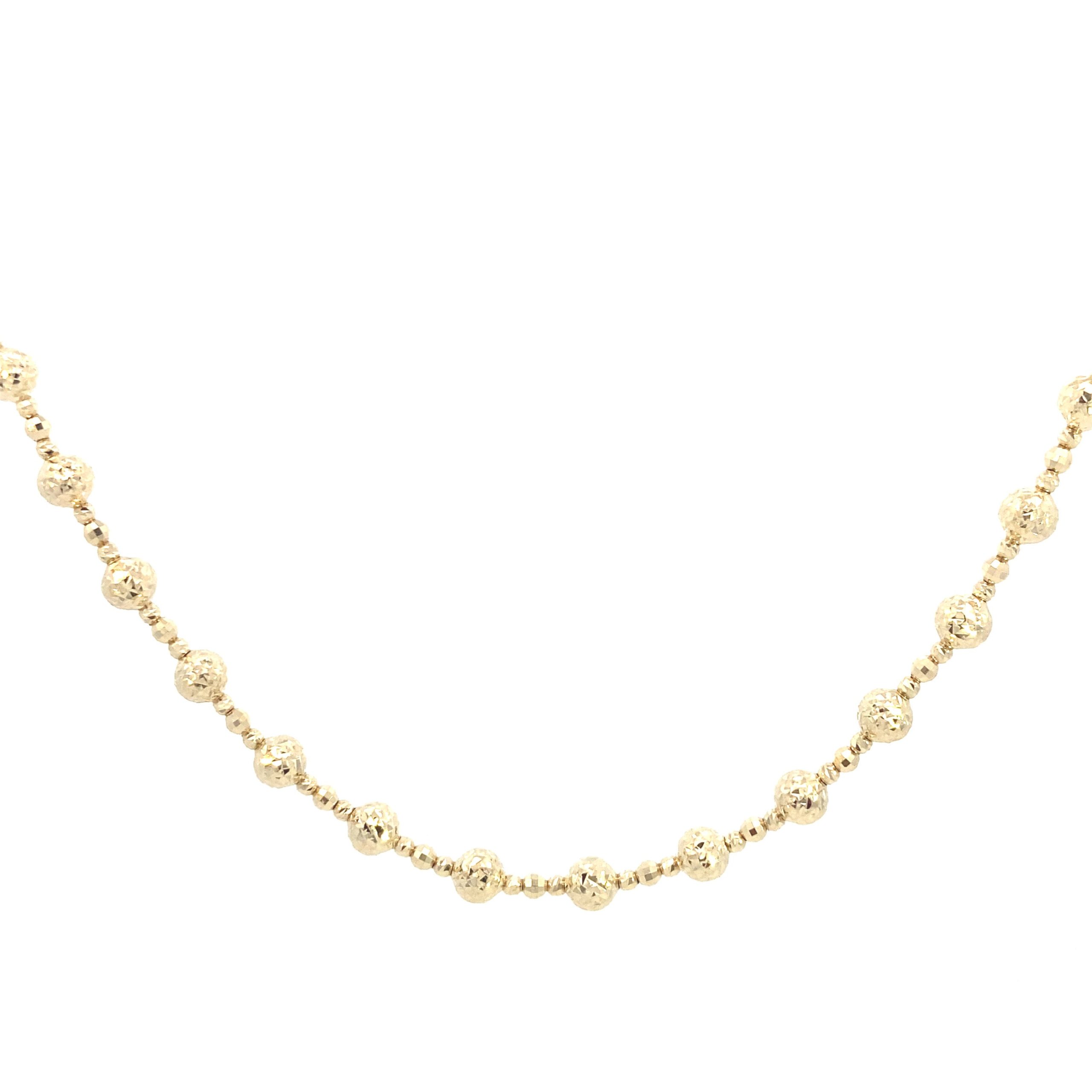 14K GOLD Dazzling Droplets Necklace