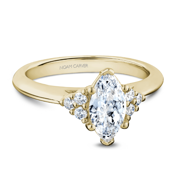 Noam Carver 14K Yellow Gold Marquise Diamond Engagement Ring - R060-01YM-FCYA