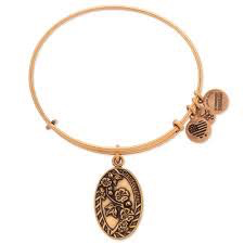 Granddaughter II Charm Bangle Bracelet (Gold)