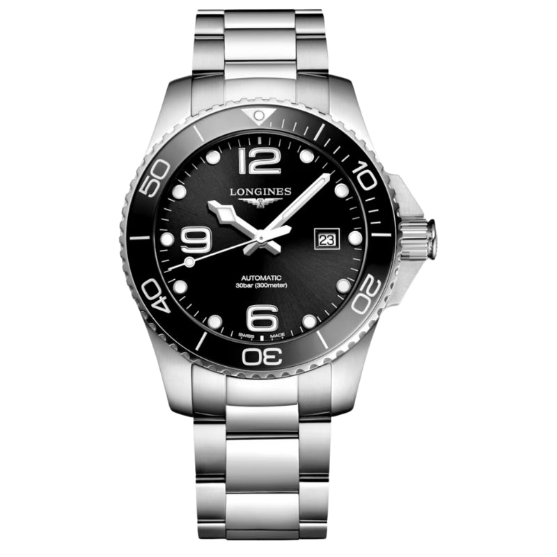 Longines Hydroconquest Black Dial 43mm - L3.782.4.56.6