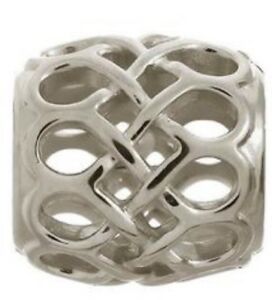 Double Twist Charm (Silver)