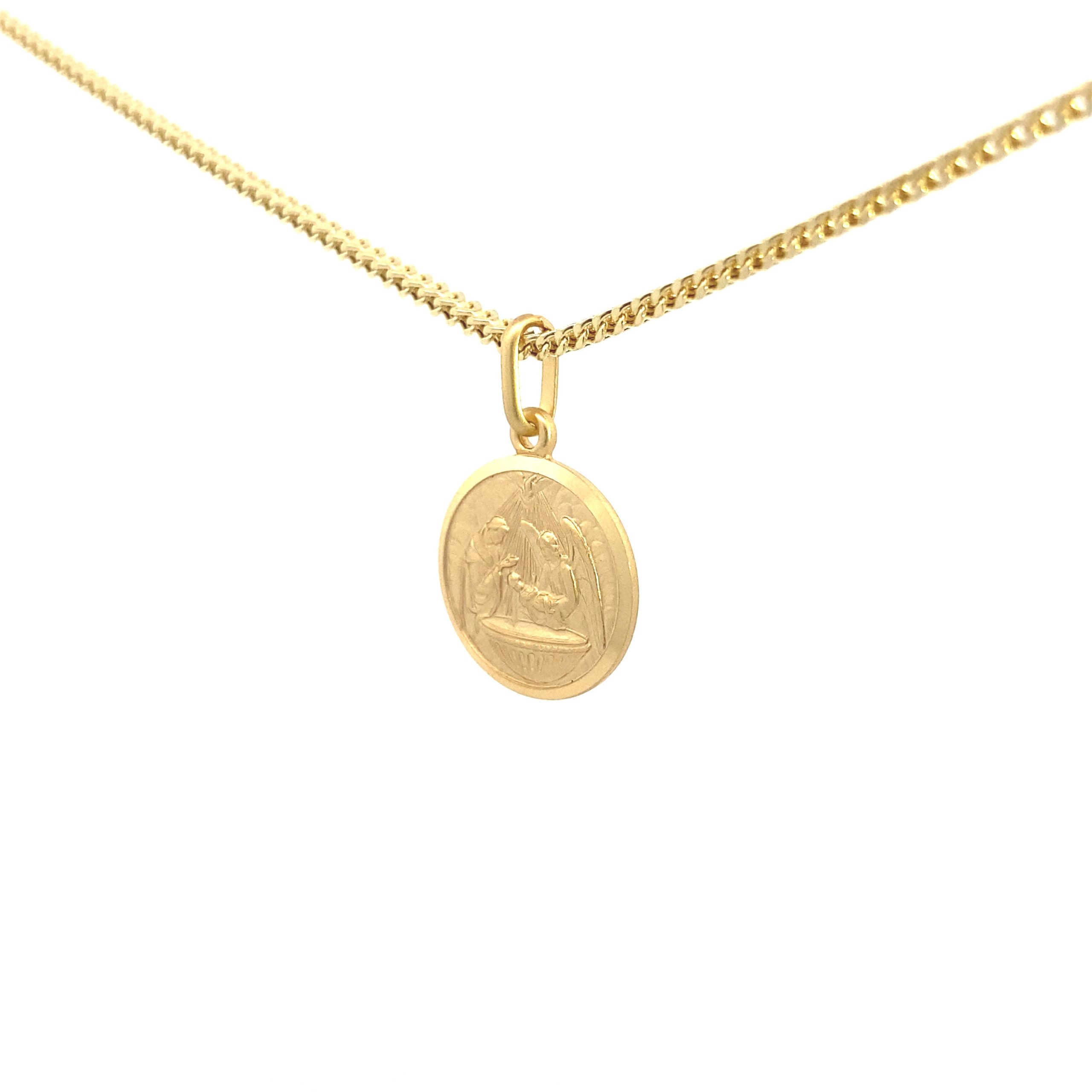 14K Gold Bautist Pendant