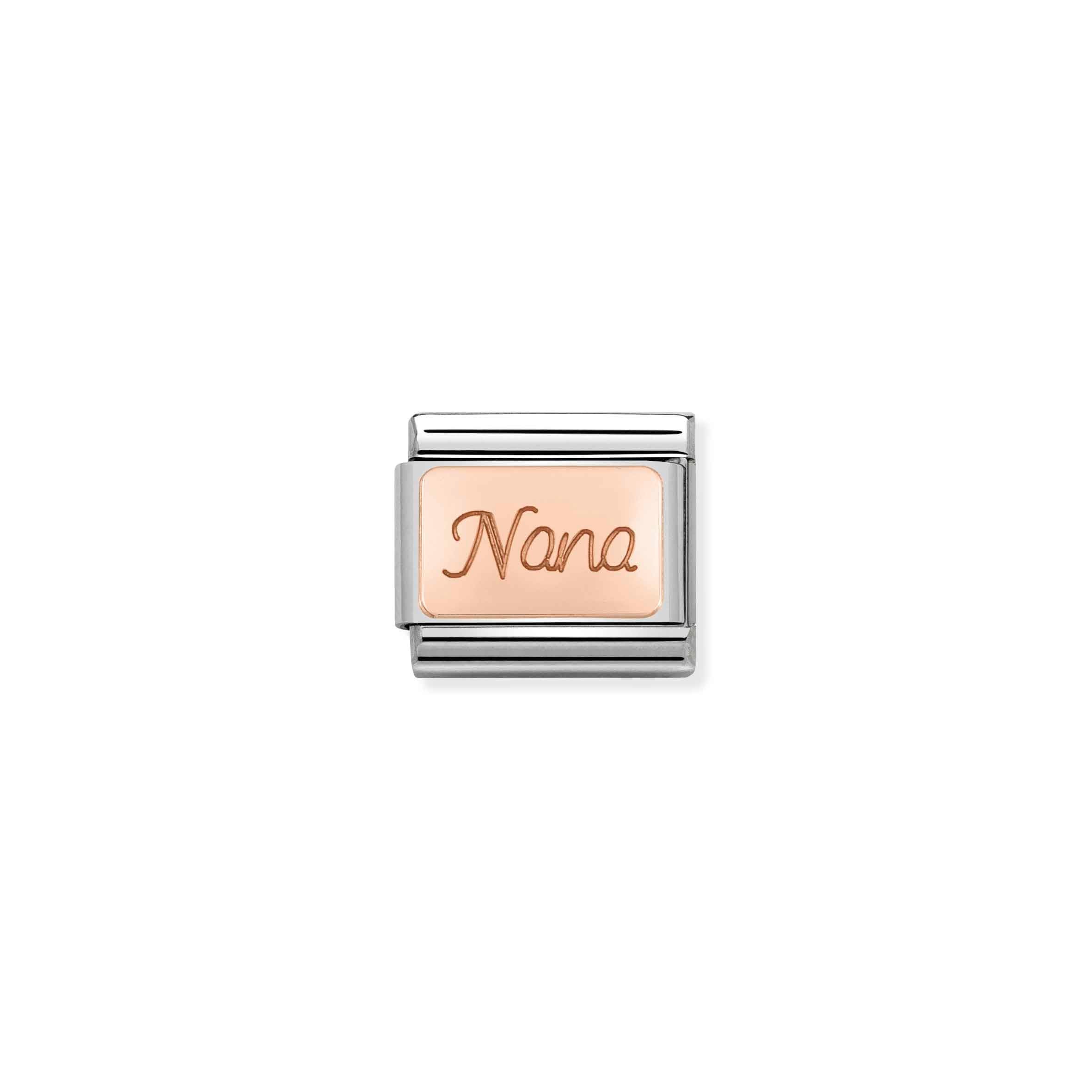 Charm, Composable Link, Nana in Rose Gold