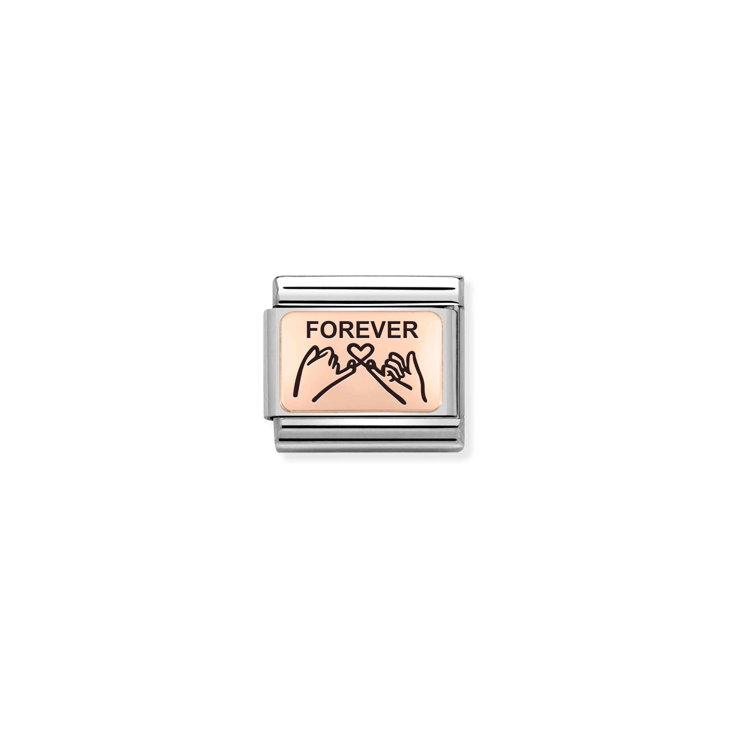 430111_12_01_aab0.jpg Charm, Composable Link, Rosegold FOREVER Pinky Promise