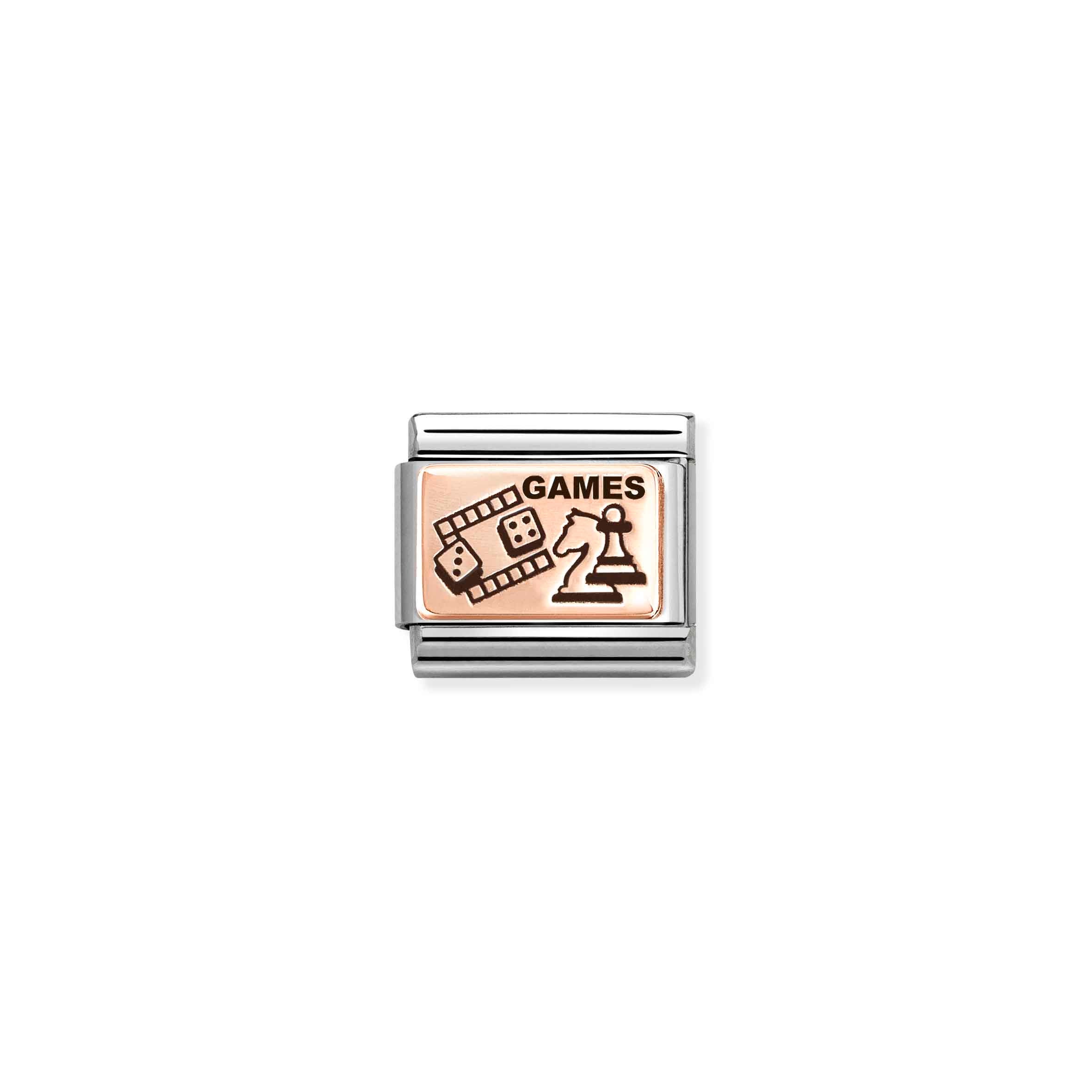 Charm, Composable Link, GAMES rose gold