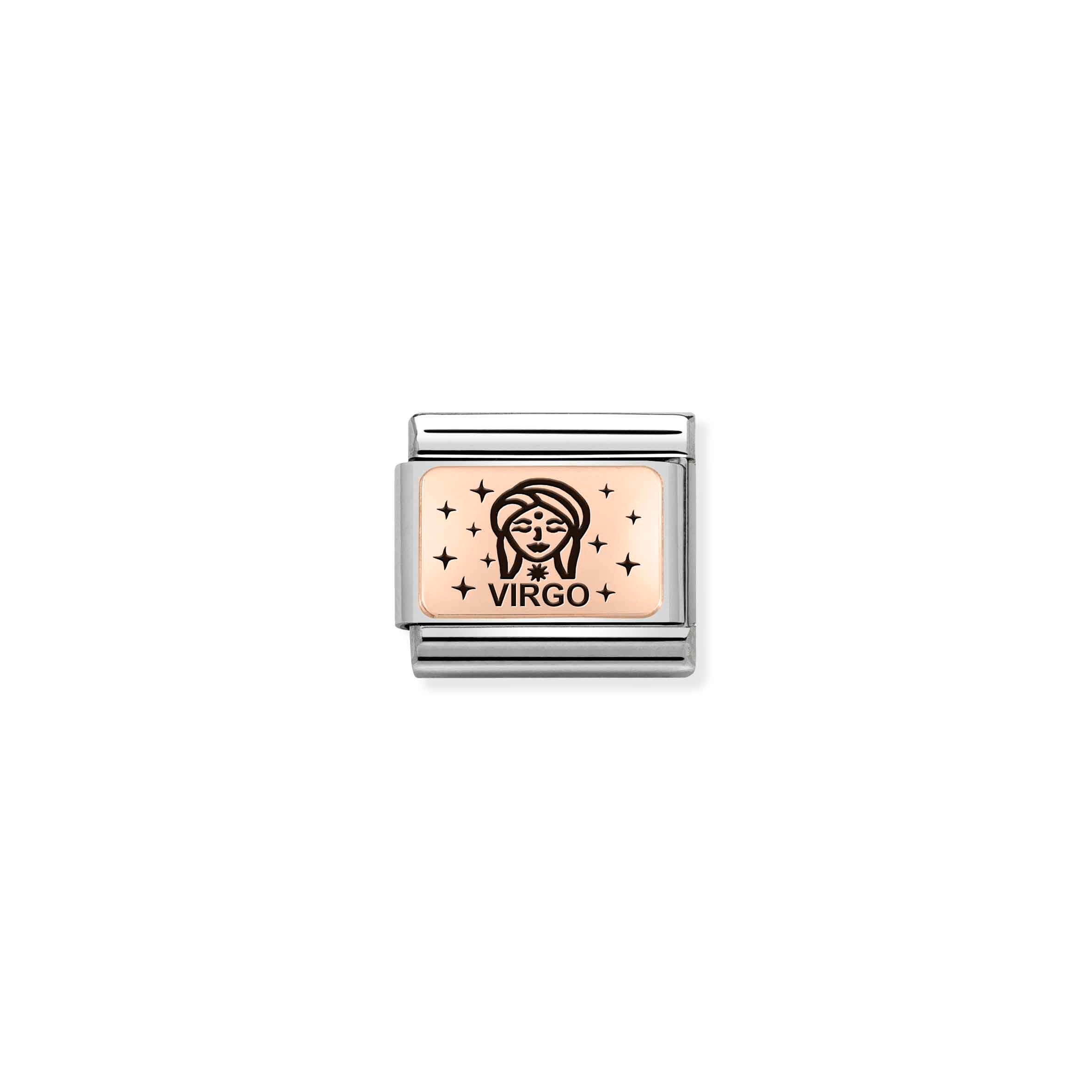 Charm, Composable Link, rosegold Virgo