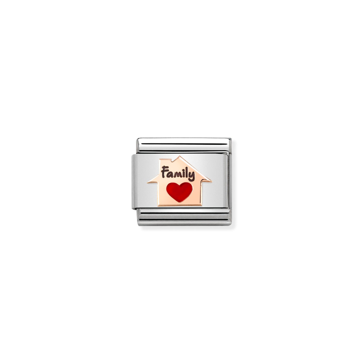 Charm, Composable Link, FAMILY Home Red Heart