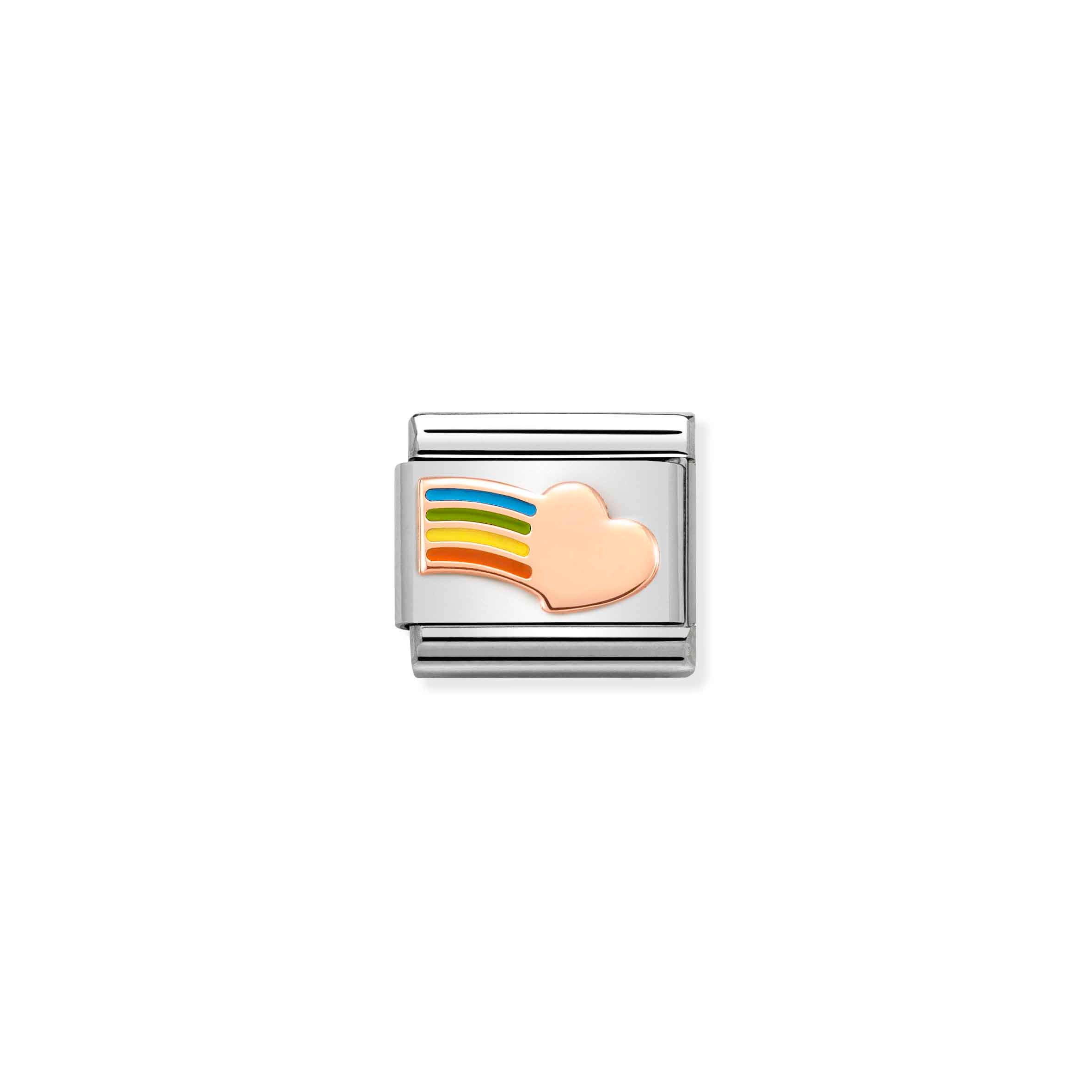 Charm, Composable Link, Rainbow with Heart