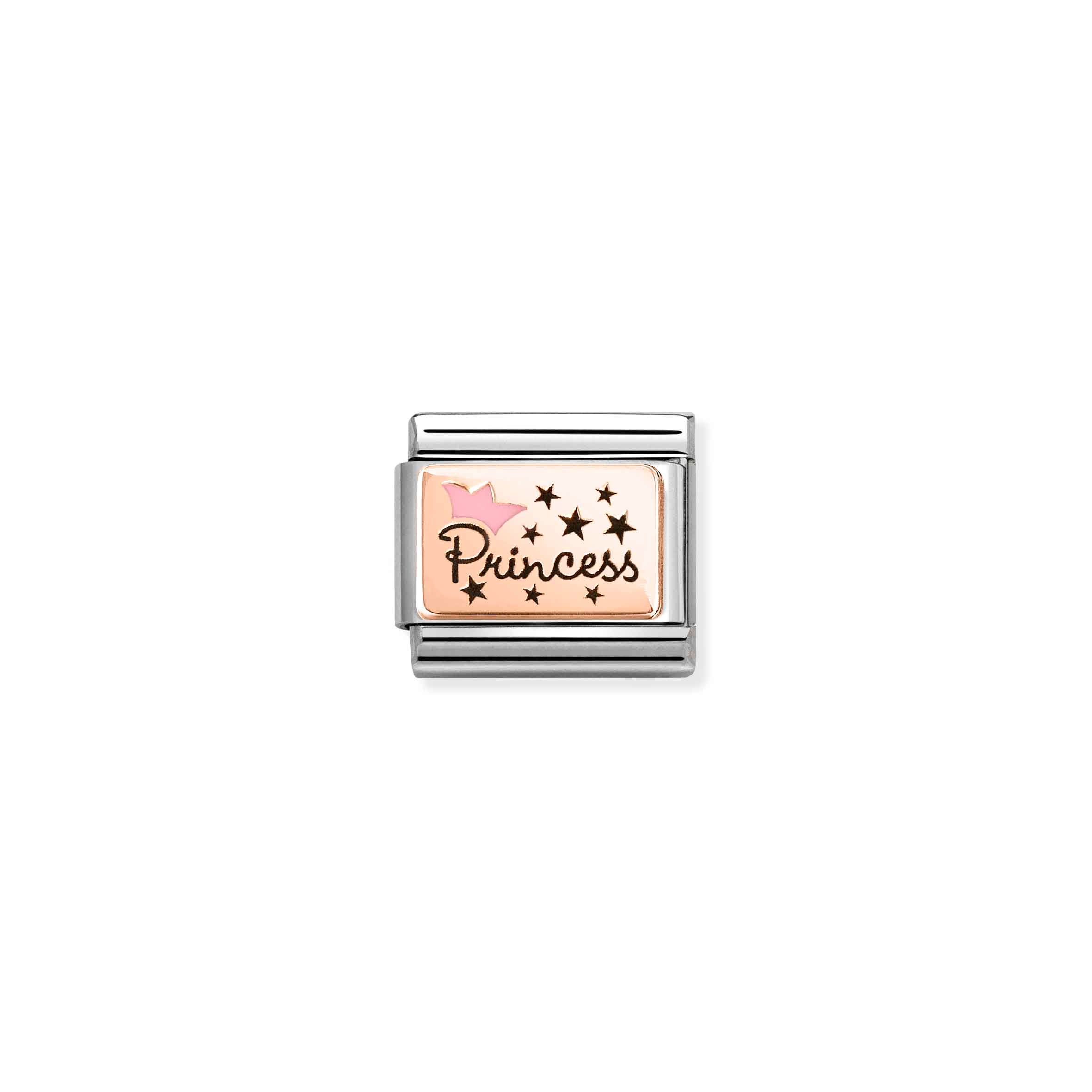 Charm, Composable Link,PRINCESS, Pink Crown