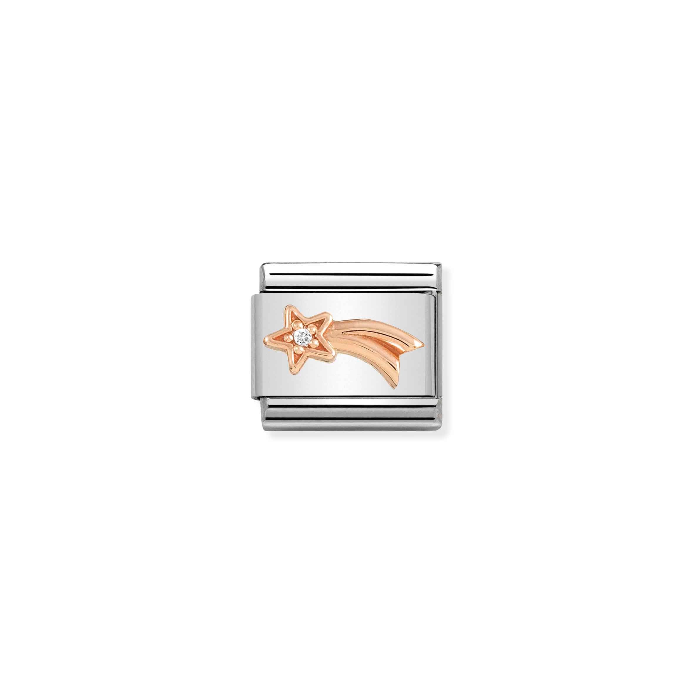 Charm, Composable Link, Rose gold Shooting Star