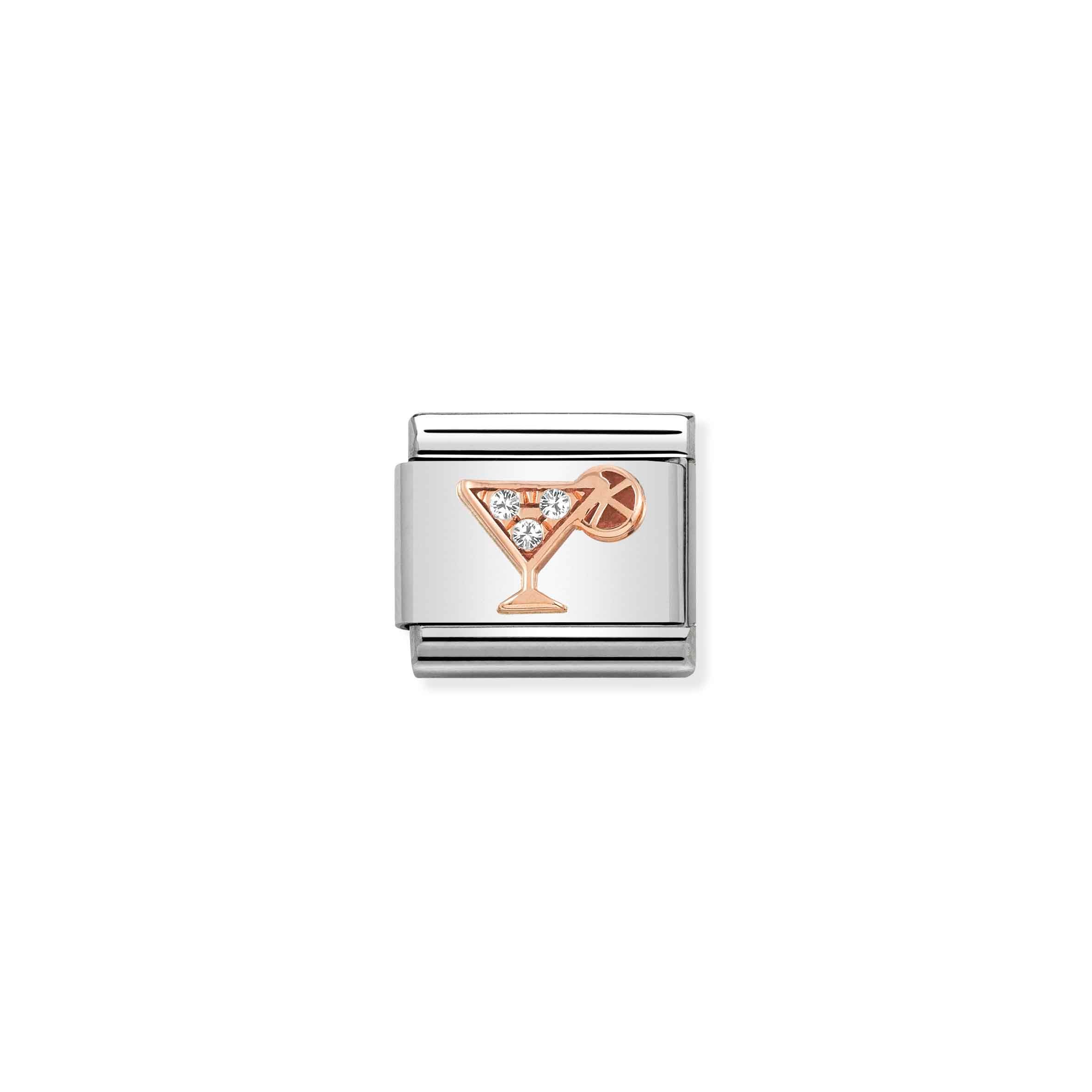 Charm, Composable Link, Rose Gold Cocktail
