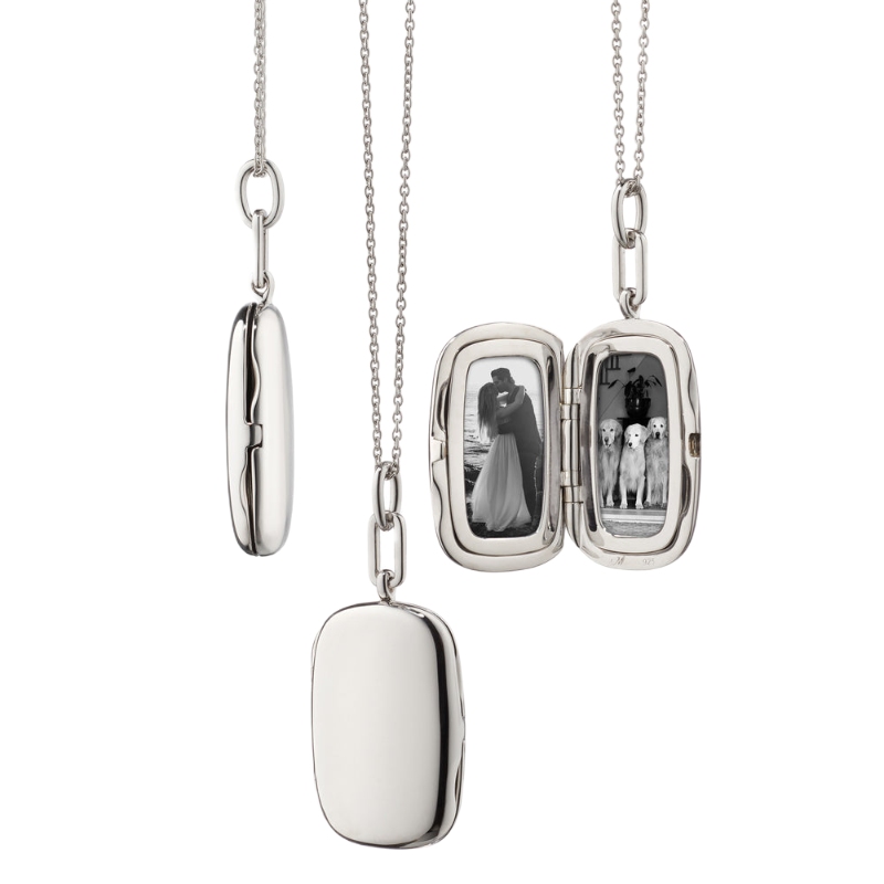 43177 Sterling Silver Locket On 22