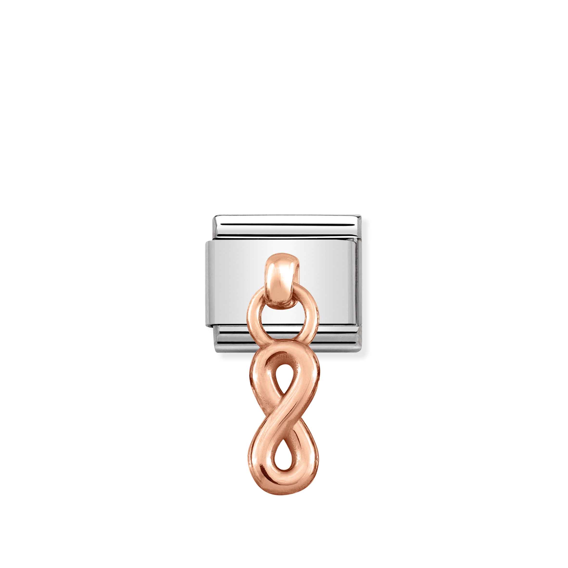 Charm, Composable Link, Rose Gold Infinity