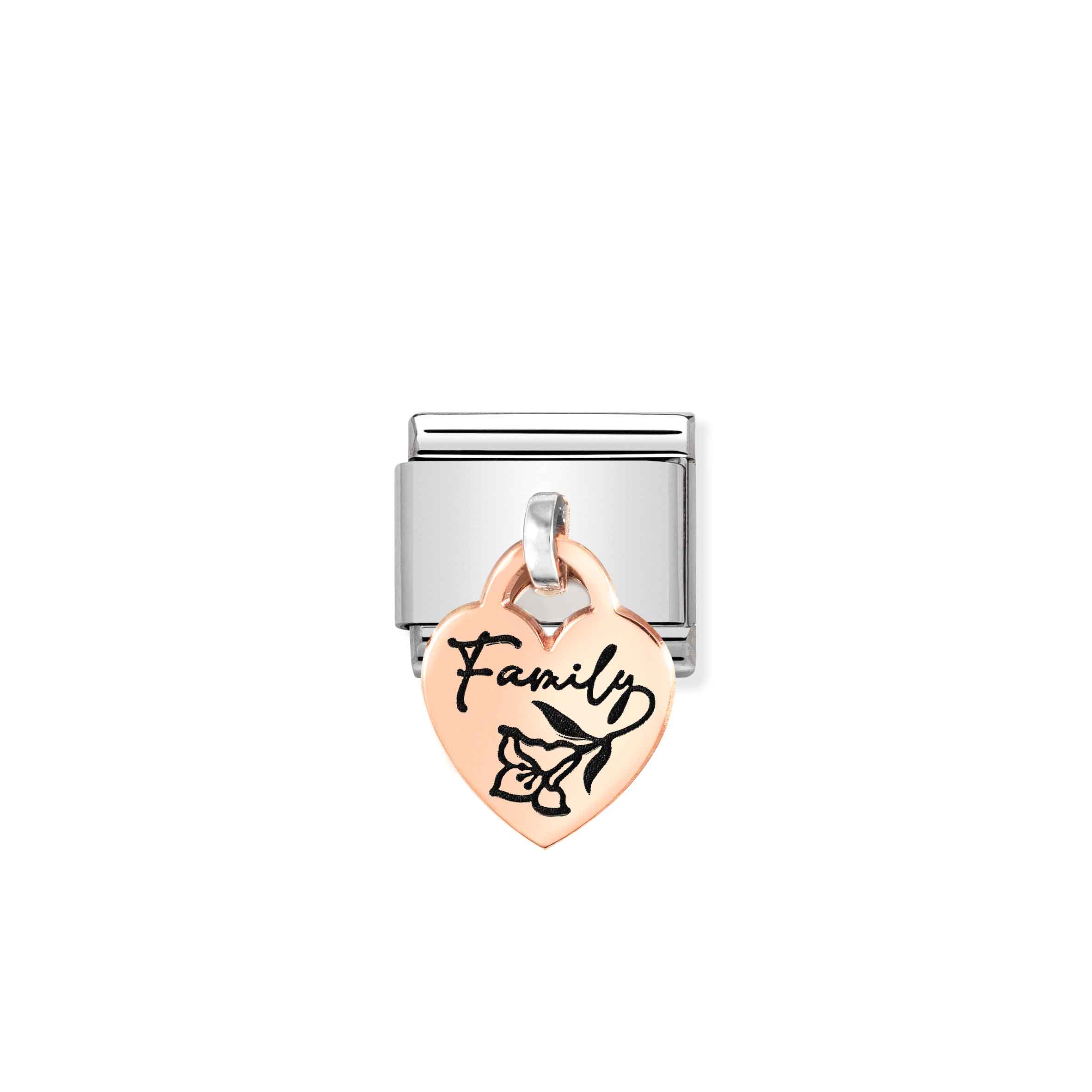 Charm, Composable Link, Heart pendant FAMILY