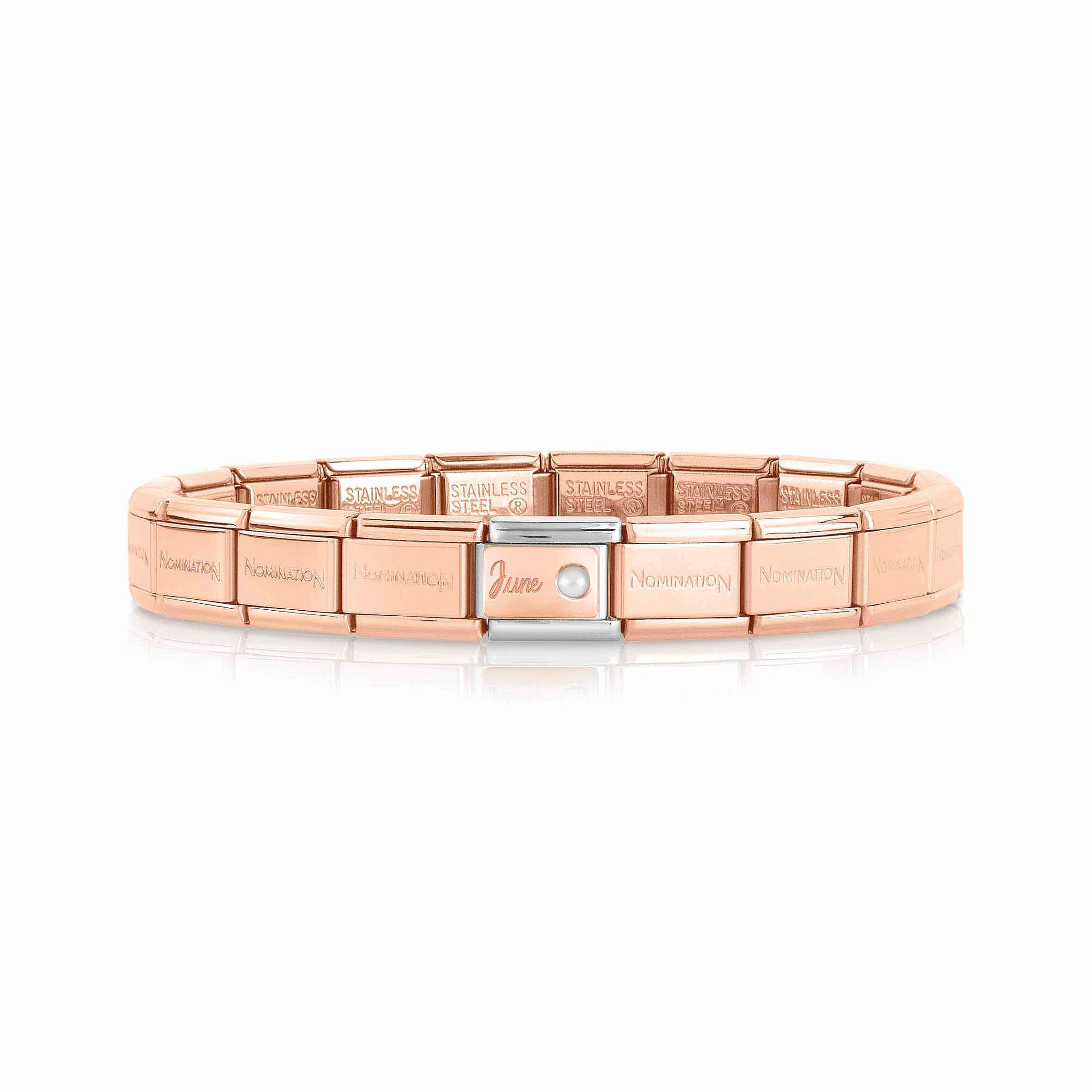 Classic Composable Bracelet with June Birthstone