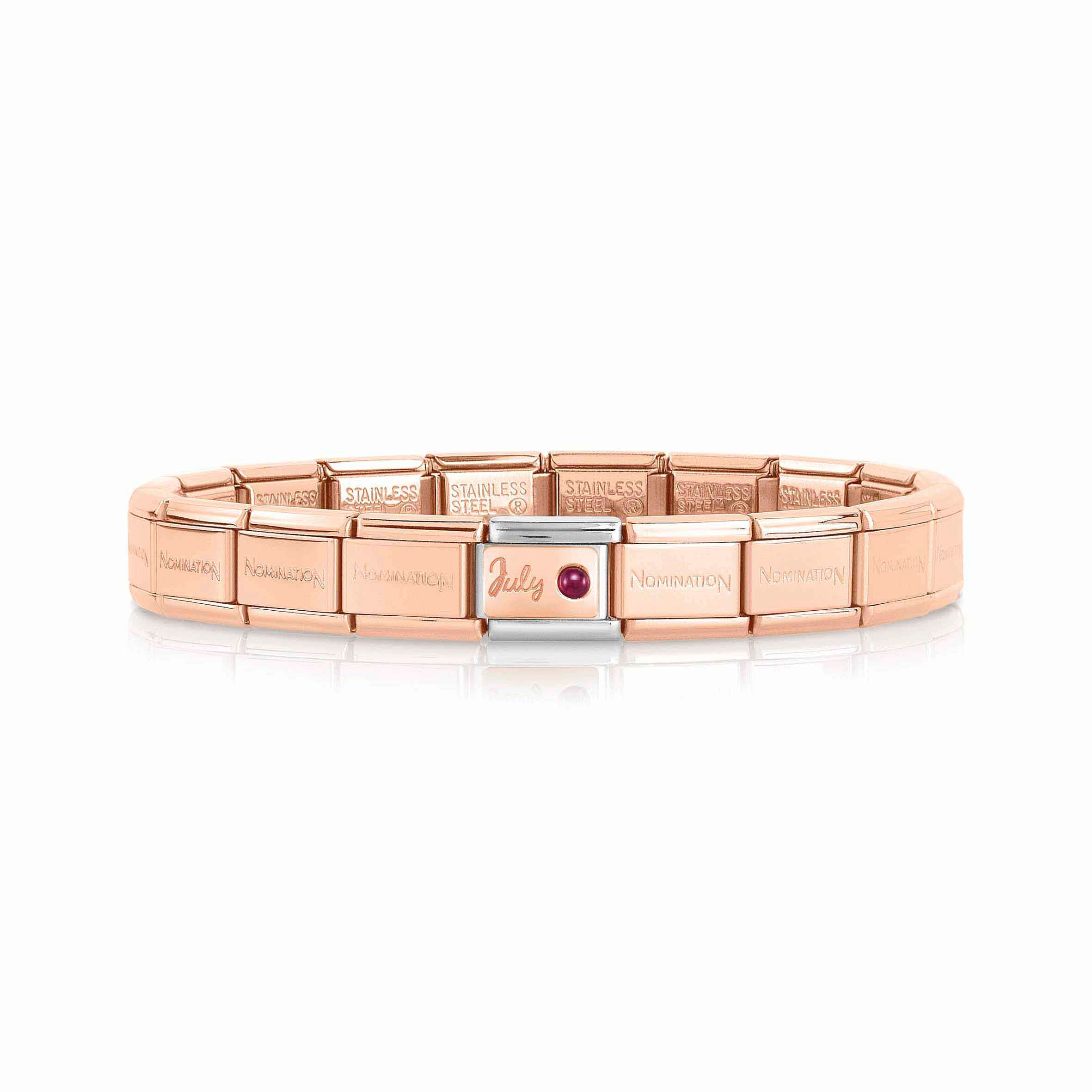 Classic Composable Bracelet with July Birthstone